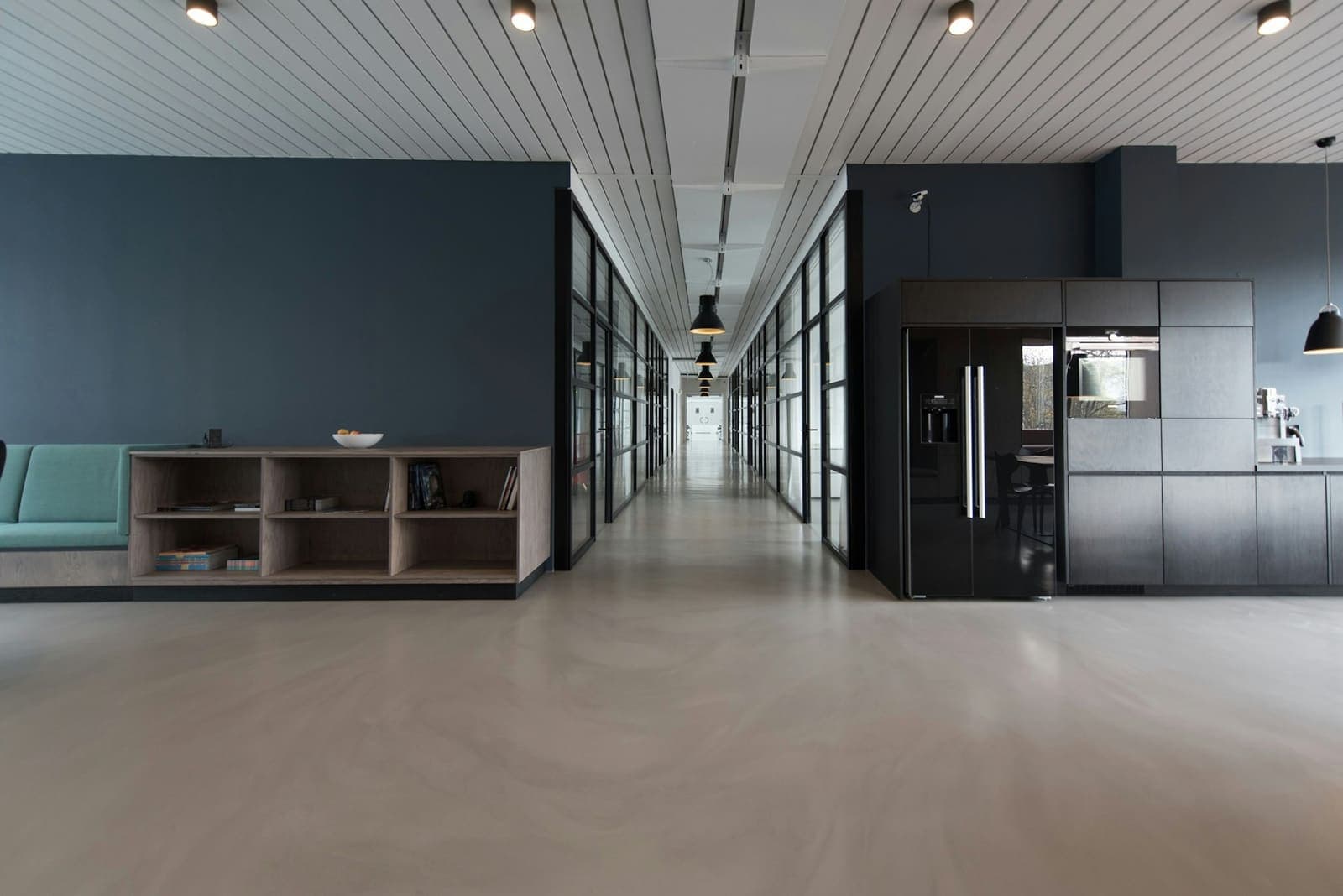 Modern office corridor