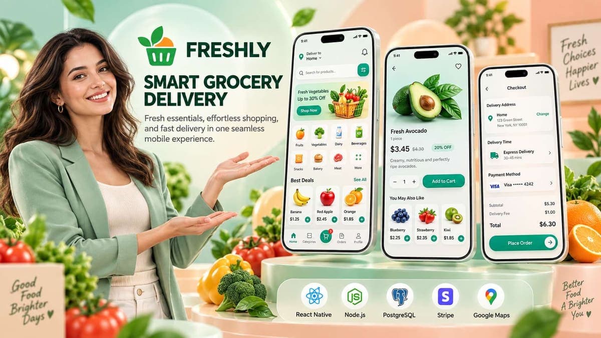 Freshly Grocery Delivery — E-commerce