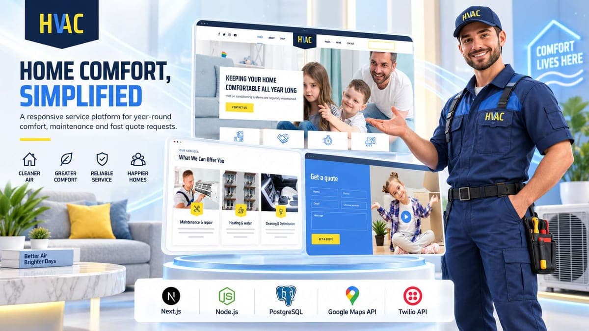 HVAC Home Comfort — Negócios