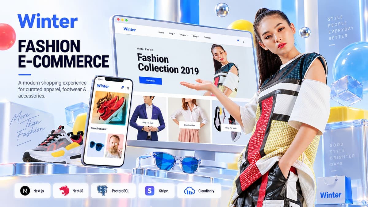 Winter Fashion Store — E-commerce
